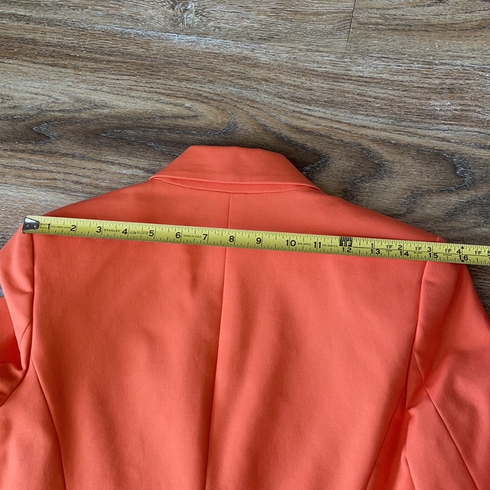 Vince Camuto Orange Tangerine Single Button Blazer - Picture 14 of 14
